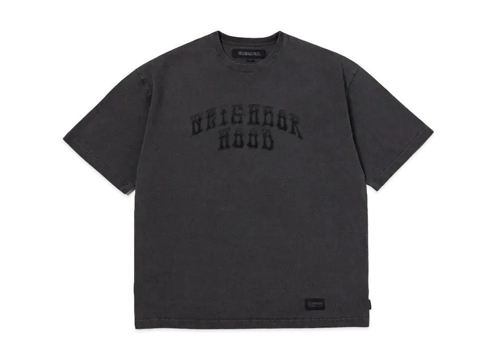 NEIGHBORHOOD Pigment Dyed Crewneck SS "Black"