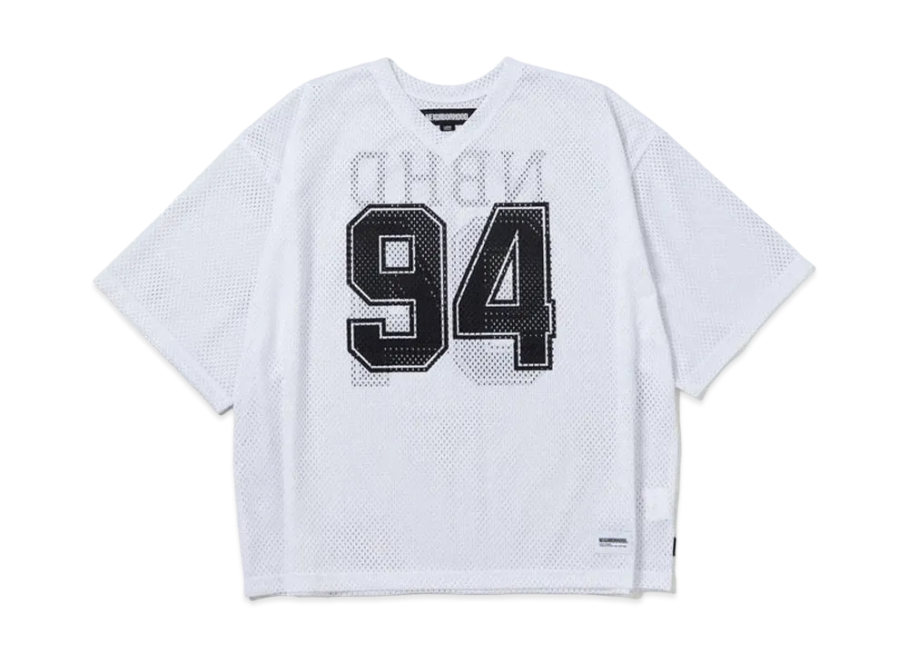 ネイバーフッド ホッケー V-ネック SS "ホワイト"