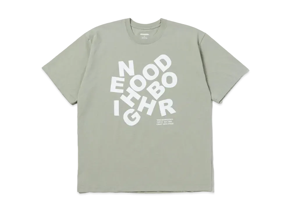 NEIGHBORHOOD NH . Tee SS-25 "Sage Green"