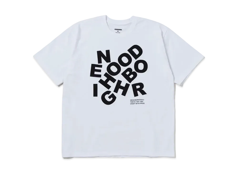 NEIGHBORHOOD NH . Tee SS-25 "White"
