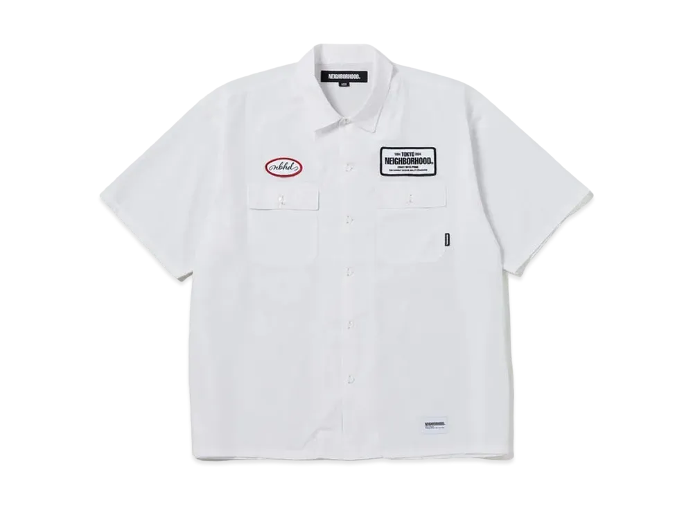 NEIGHBORHOOD Classic Work Shirt SS "White"