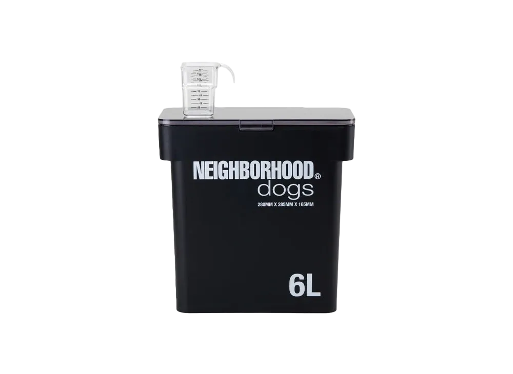 NEIGHBORHOOD Dog Food Stocker "Black"