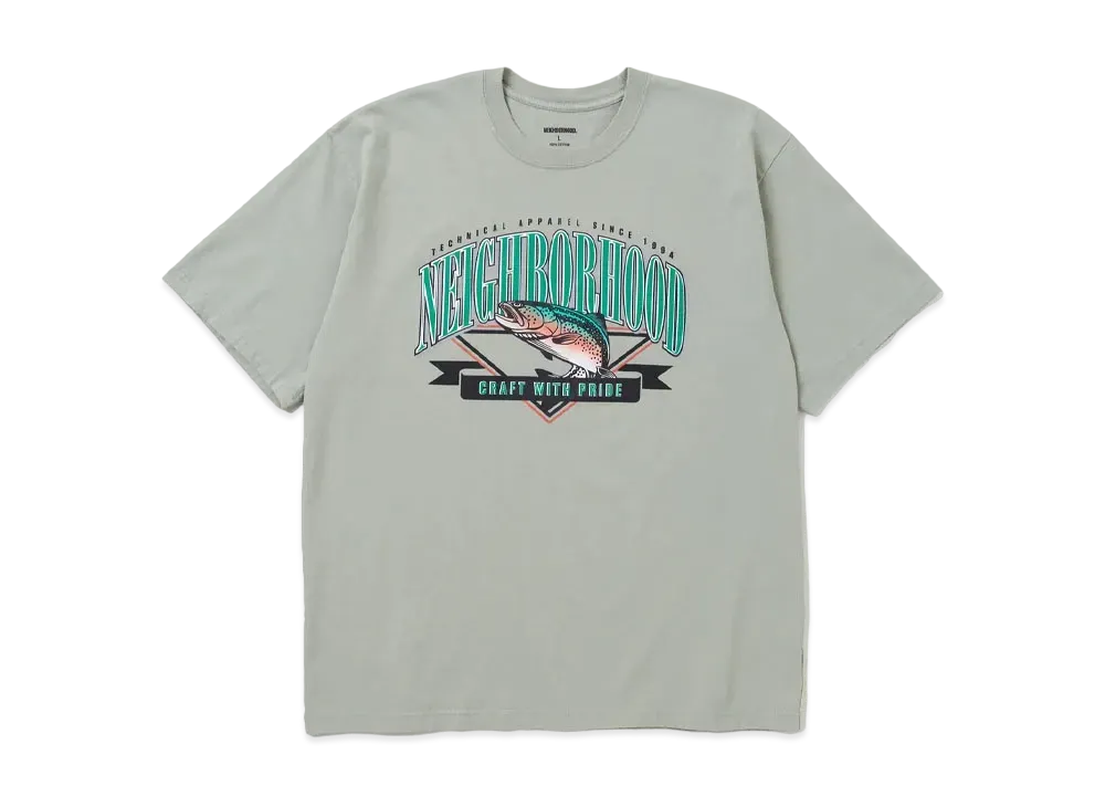 NEIGHBORHOOD NH . Tee SS-21 "Sage Green"