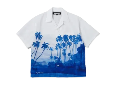 NEIGHBORHOOD Palm Tree Hawaiian Shirt SS "Blue"