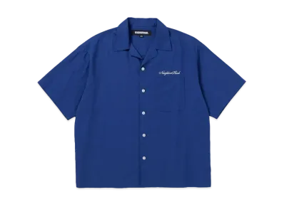 NEIGHBORHOOD Solid-Color Hawaiian Shirt SS "Blue"