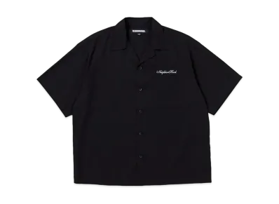 NEIGHBORHOOD Solid-Color Hawaiian Shirt SS "Black"