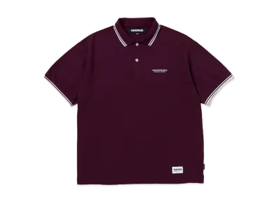 NEIGHBORHOOD Pique Line Poloshirt SS "Burgundy"