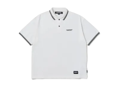 NEIGHBORHOOD Pique Line Poloshirt SS "White"