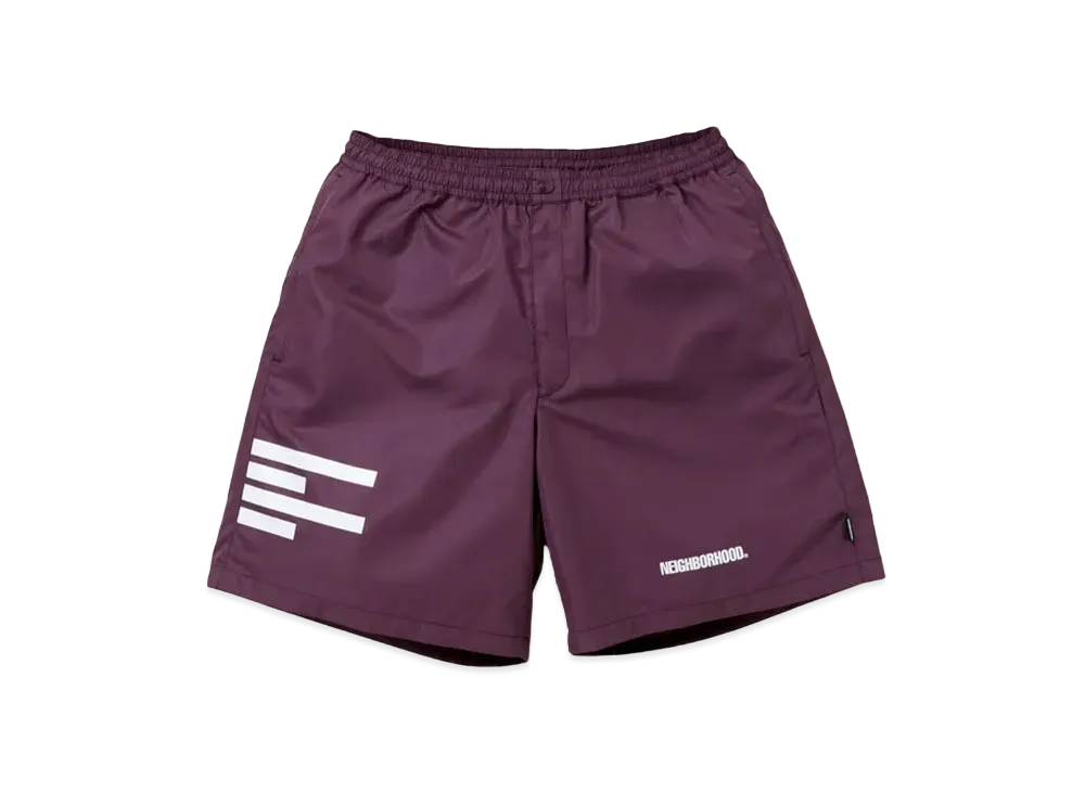 NEIGHBORHOOD PFU Short Pants "Burgundy"
