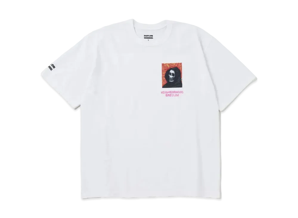 NEIGHBORHOOD x BABYLON . Tee SS-3 "White"