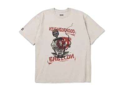 NEIGHBORHOOD x BABYLON . Tee SS-2 "Beige"
