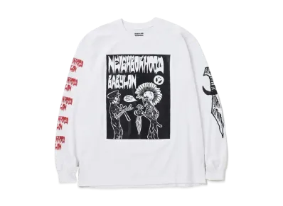 NEIGHBORHOOD x BABYLON . Tee LS-3 "White"