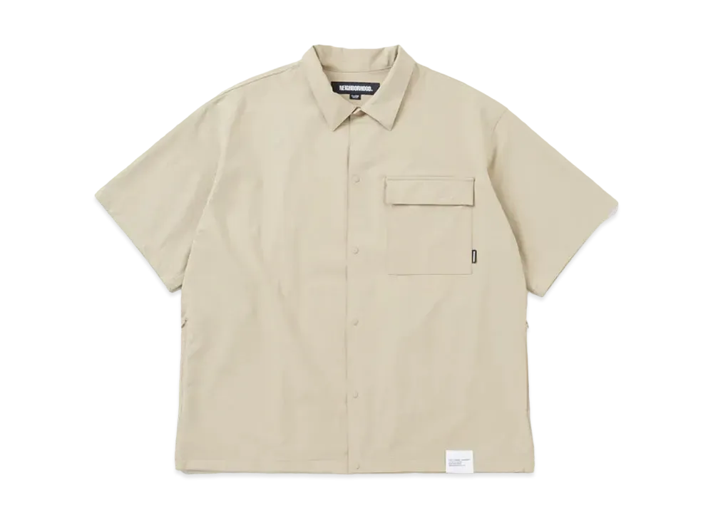 NEIGHBORHOOD Multifunctional Shirt SS "Beige"