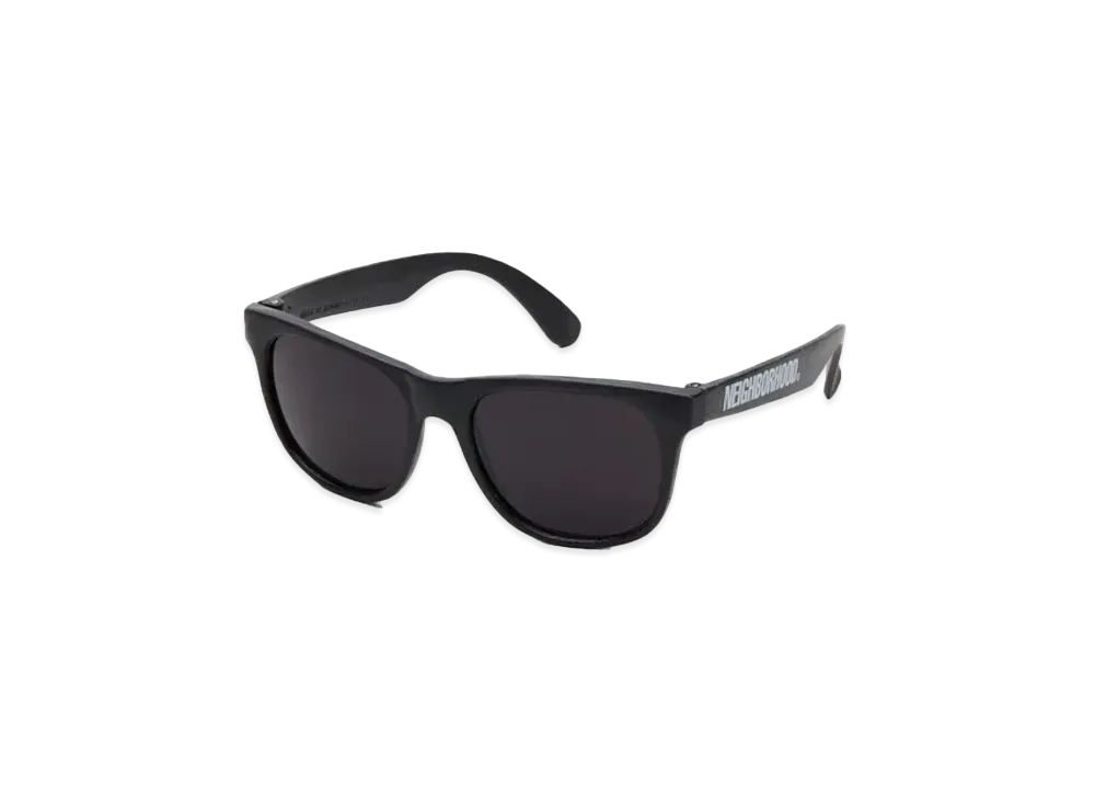 NEIGHBORHOOD FRAME SUNGLASS BLACK 新品 Neighborhood Sunglasses / Biker Shade Black Frame Blue Lens