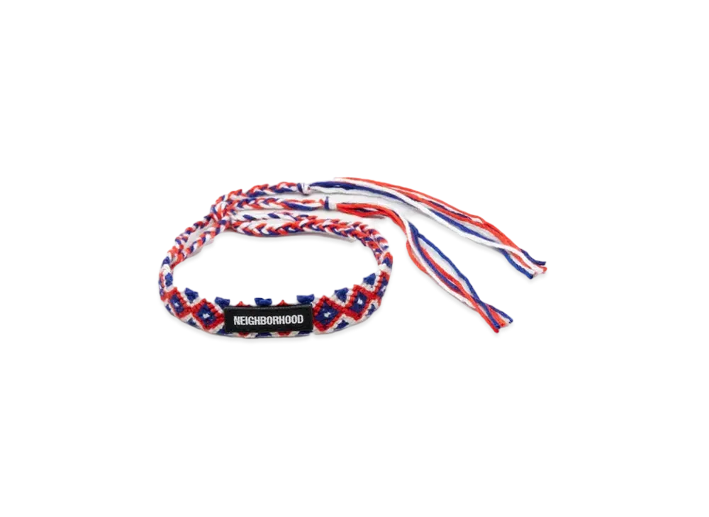 NEIGHBORHOOD Braiding Bracelet "Blue"