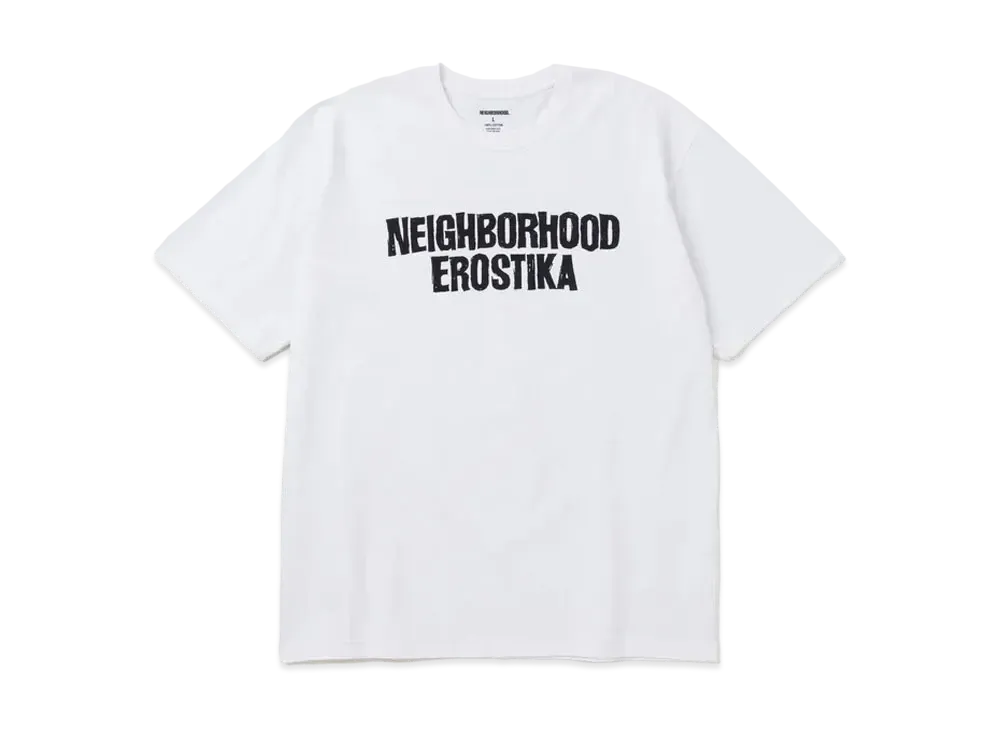 NEIGHBORHOOD x EROSTIKA . Tee SS-3 "White"