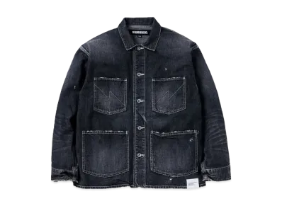 NEIGHBORHOOD Washed Coverall Jacket "Black"