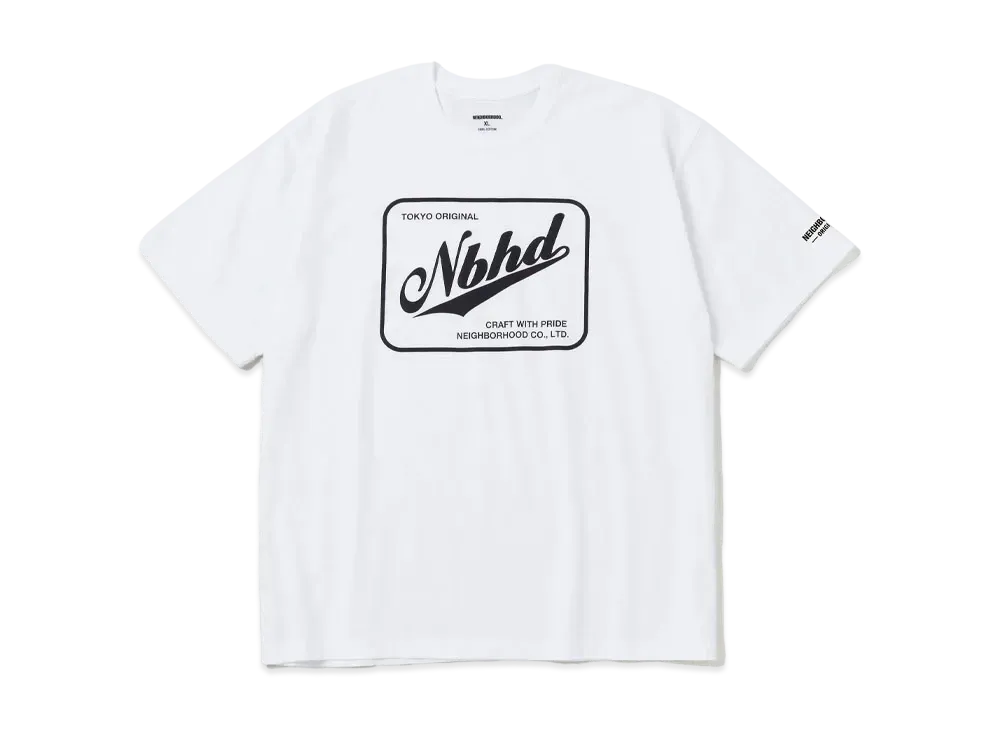 NEIGHBORHOOD NH . Tee SS-3 "White"