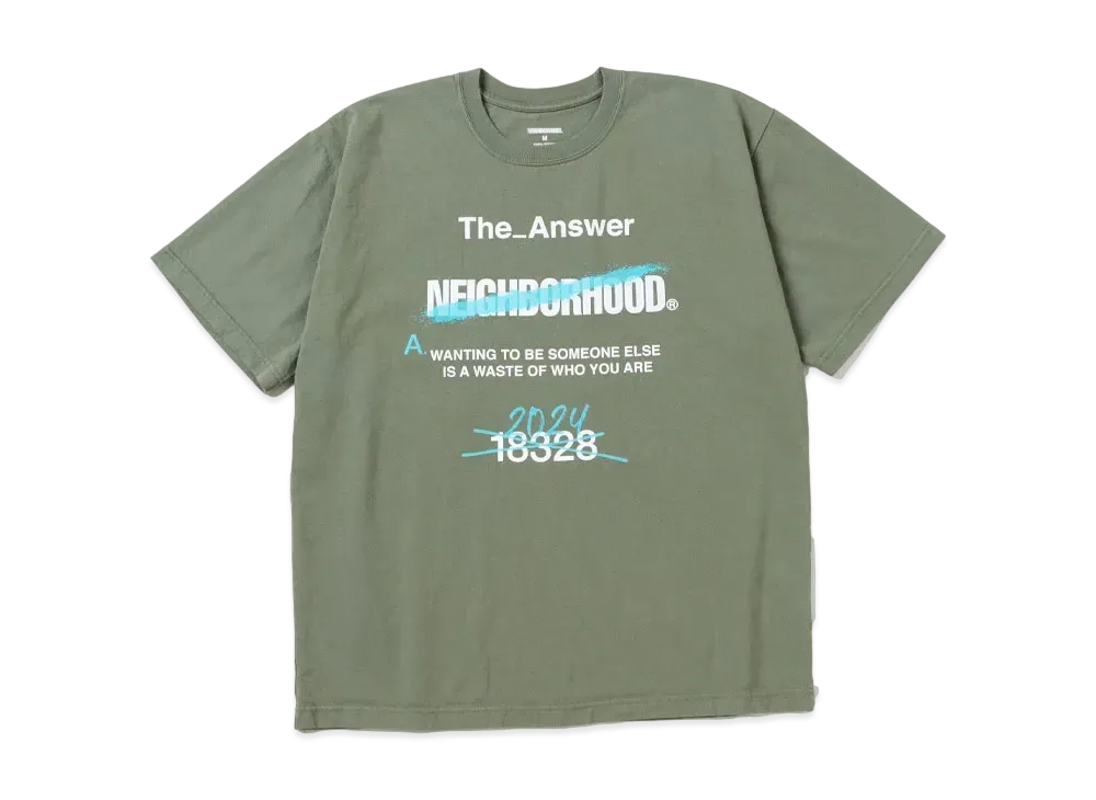 NEIGHBORHOOD NH . Tee SS-13 "Olive Drab"