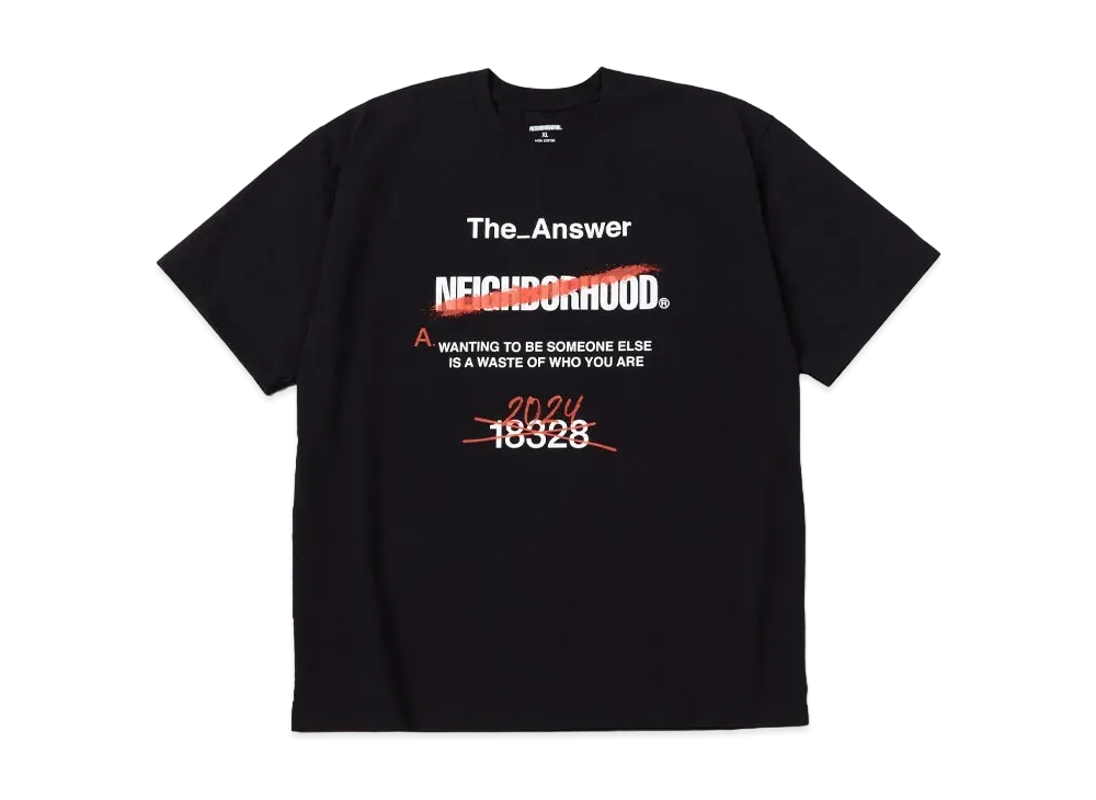 NEIGHBORHOOD NH . Tee SS-13 "Black"
