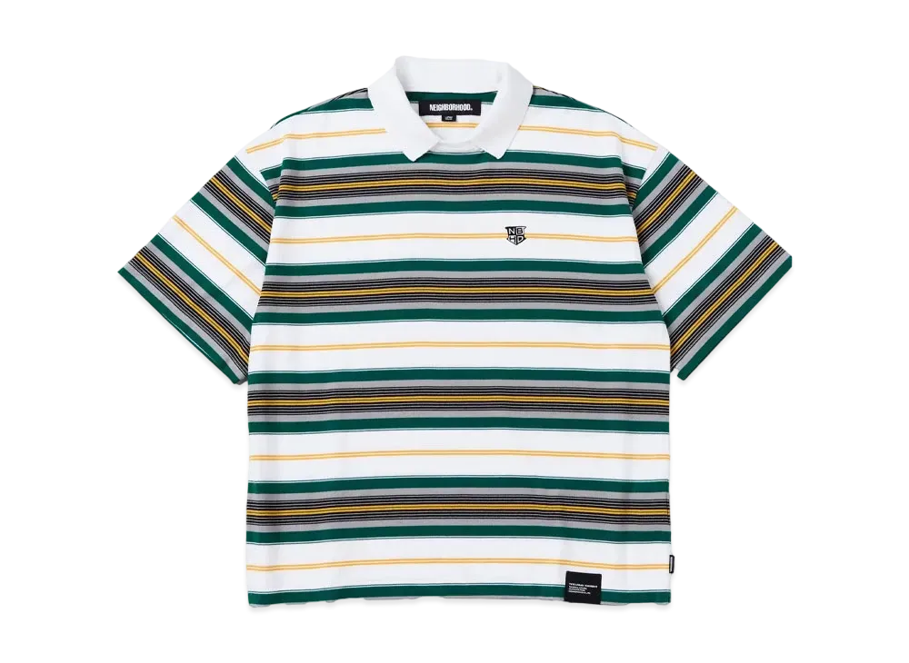 NEIGHBORHOOD Border Crewneck Polo SS "White"