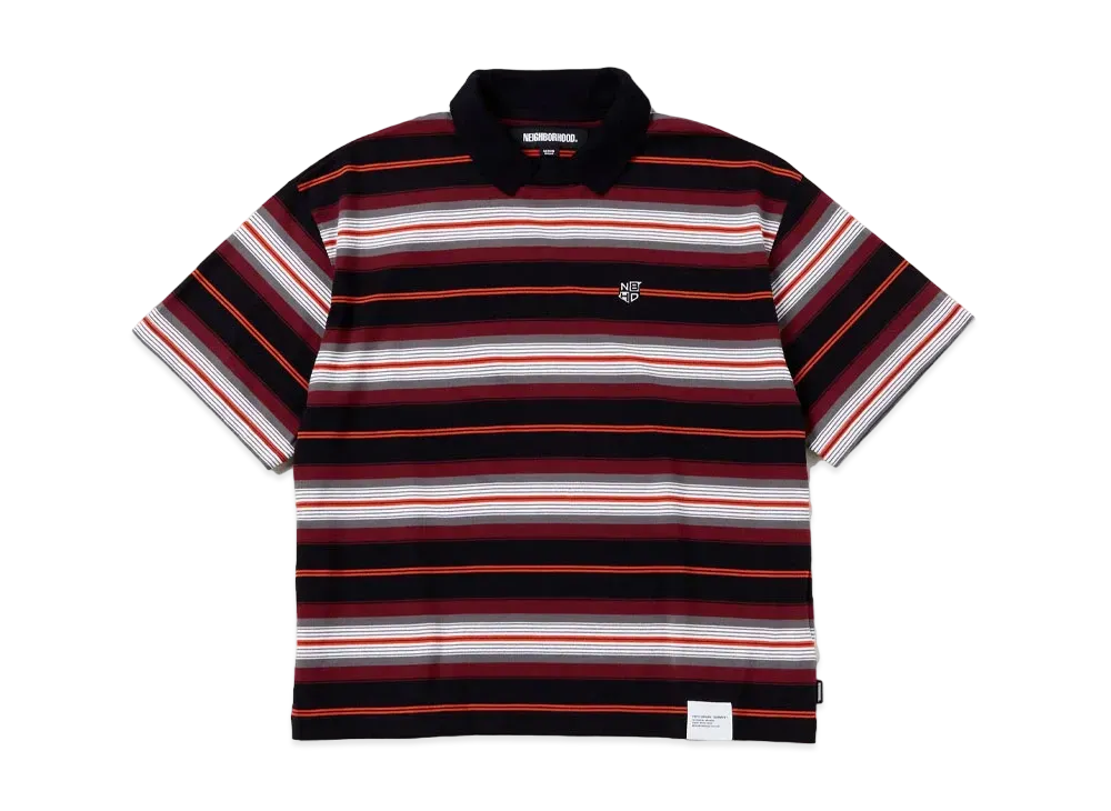 NEIGHBORHOOD Border Crewneck Polo SS "Black"