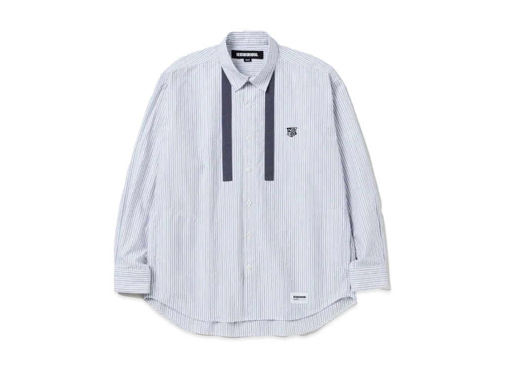 NEIGHBORHOOD Tie Shirt LS "Stripe-A"