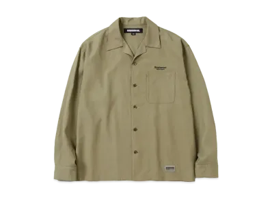 NEIGHBORHOOD Open Collar Shirt LS "Olive Drab"