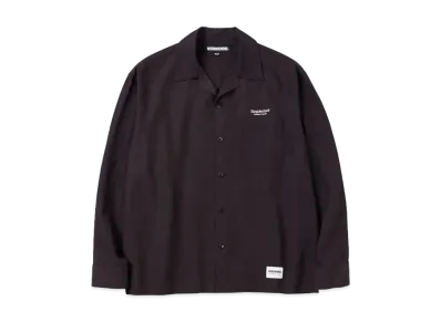NEIGHBORHOOD Open Collar Shirt LS "Black"