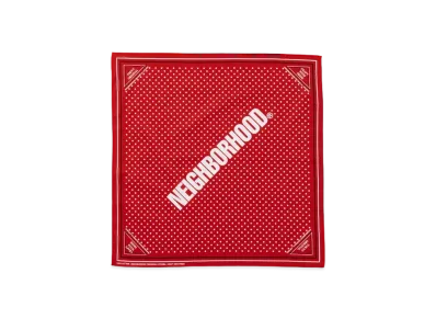 NEIGHBORHOOD Dot Bandana "Red"