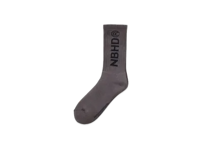 NEIGHBORHOOD NBHD Logo Socks "Gray"