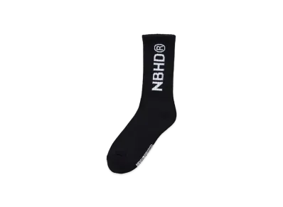 NEIGHBORHOOD NBHD Logo Socks "Black"