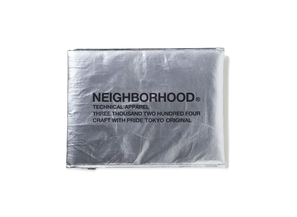 NEIGHBORHOOD Logo Document Case "Silver"