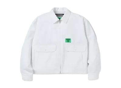 NEIGHBORHOOD x Dickies . Zip Work Jacket "White"