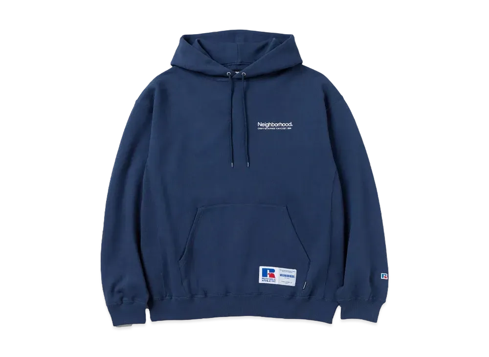 NEIGHBORHOOD x Russell Athletic . Sweat Hoodie LS "Navy"