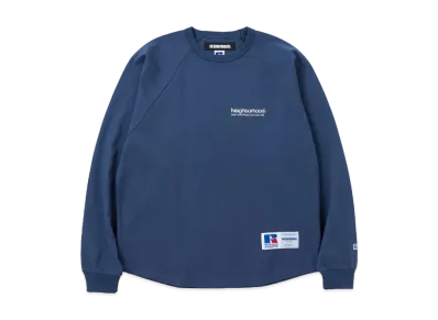 NEIGHBORHOOD x Russell Athletic . Crewneck LS "Navy"