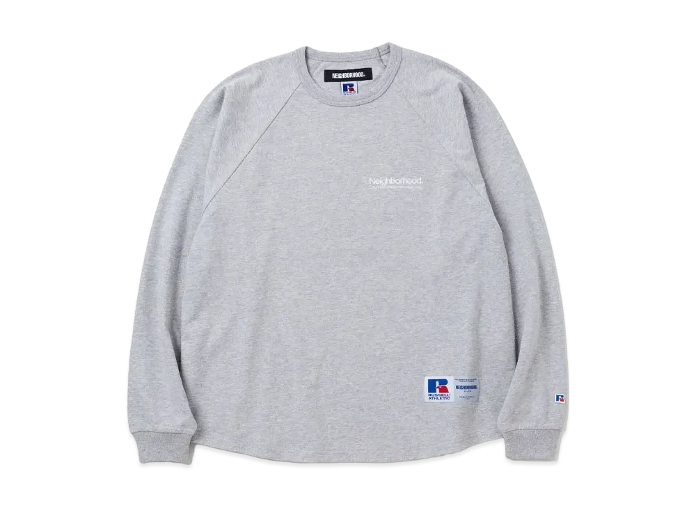 NEIGHBORHOOD x Russell Athletic . Crewneck LS "Gray"