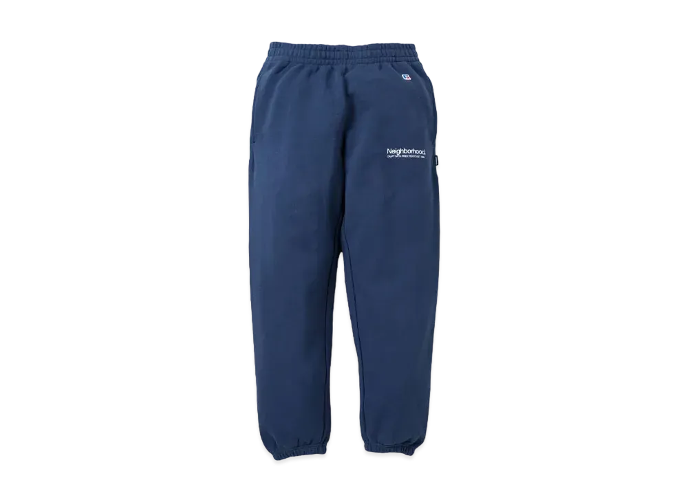 NEIGHBORHOOD x Russell Athletic . Sweat Pants "Navy"