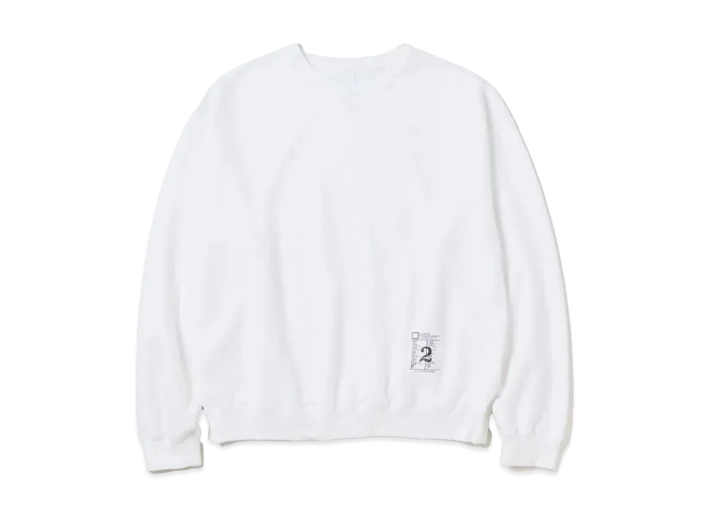 NEIGHBORHOOD BW . Sweat Shirt LS "White"