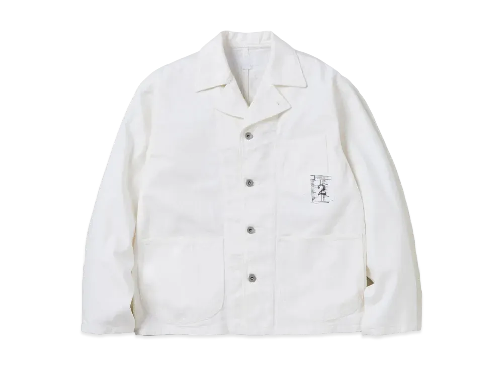 NEIGHBORHOOD BW . Coverall Jacket "White"