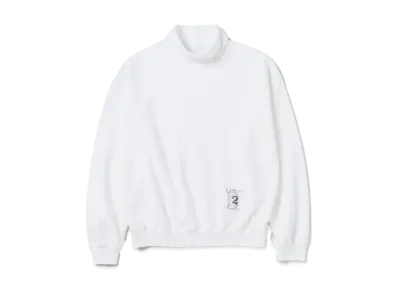 NEIGHBORHOOD BW . Sweat Turtleneck LS "White"
