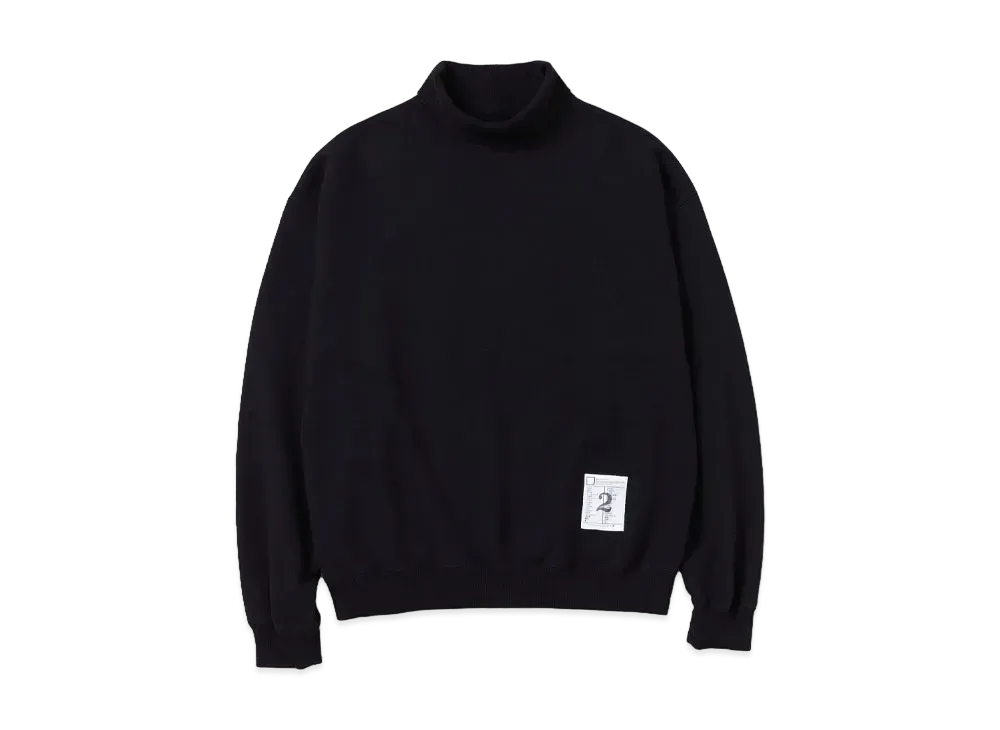 NEIGHBORHOOD BW . Sweat Turtleneck LS "Black"