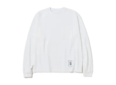 NEIGHBORHOOD BW . Crewneck LS "White"