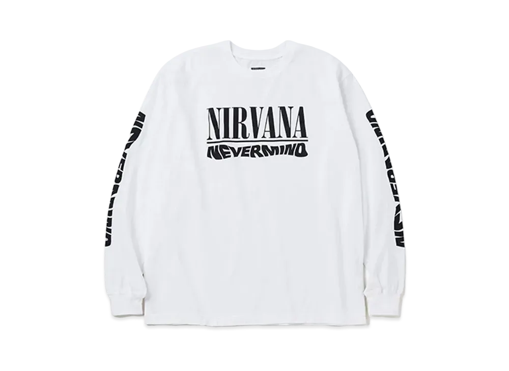NEIGHBORHOOD x NIRVANA . Tee LS "White"