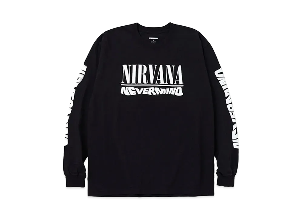 NEIGHBORHOOD x NIRVANA . Tee LS "Black"