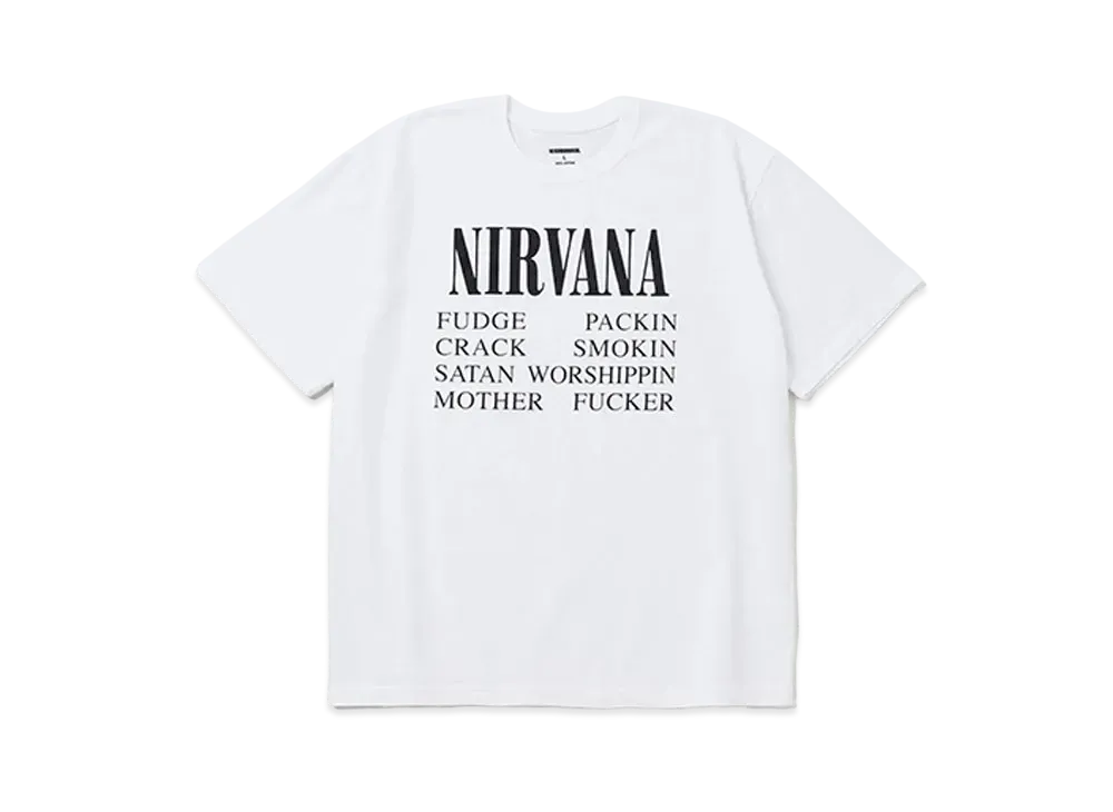 NEIGHBORHOOD x NIRVANA . Tee SS-4 "White"