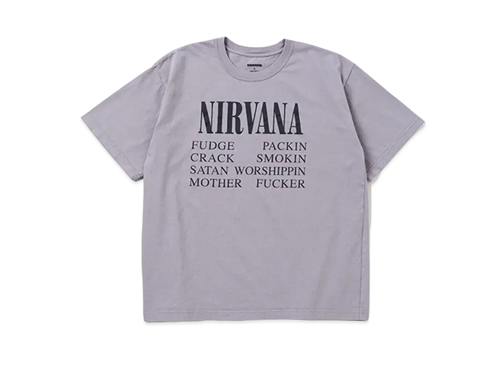 NEIGHBORHOOD x NIRVANA . Tee SS-4 "Gray"