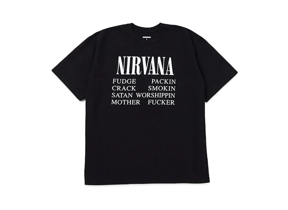 NEIGHBORHOOD x NIRVANA . Tee SS-4 "Black"
