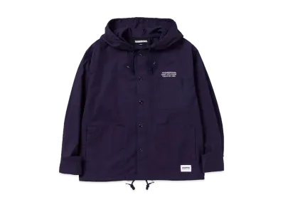 NEIGHBORHOOD Hooded Shirt LS "Navy"