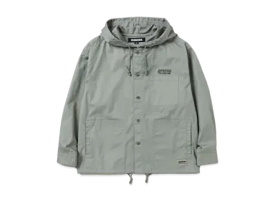 NEIGHBORHOOD Hooded Shirt LS "Olive Drab"